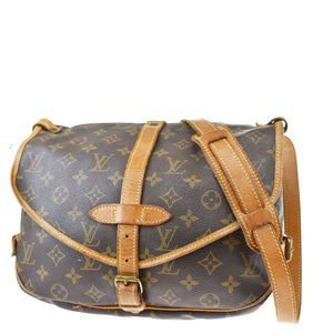 ❌❌SOLD❌❌ LOUIS VUITTON Saumur 30 Shoulder Bag Monogram Leat